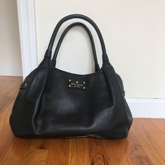$90 Kate Spade black bag lightly used - Picture 1 of 4